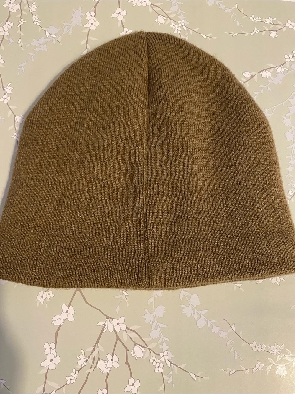 Jesse James Men's Women’s Brown Knit Beanie Hat Trademark Industrial Workwear